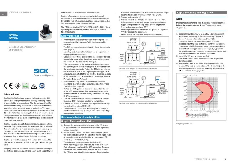 SICK TiM35x operating instructions