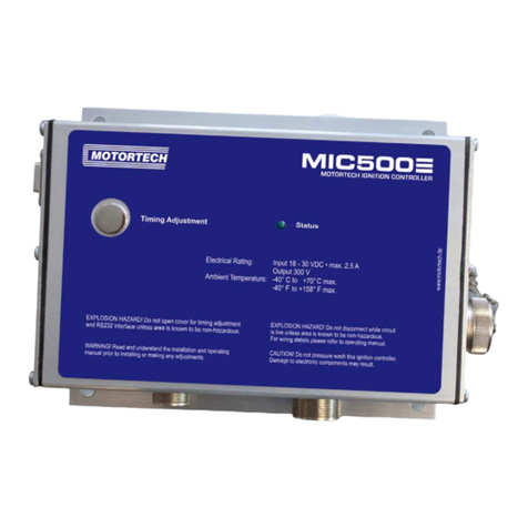 Motortech MIC500 operating manual
