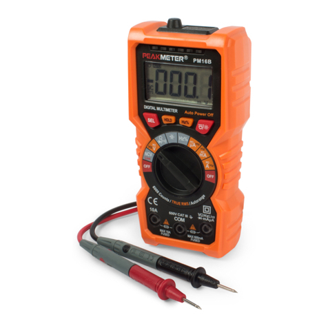 PEAKMETER PM16B user manual