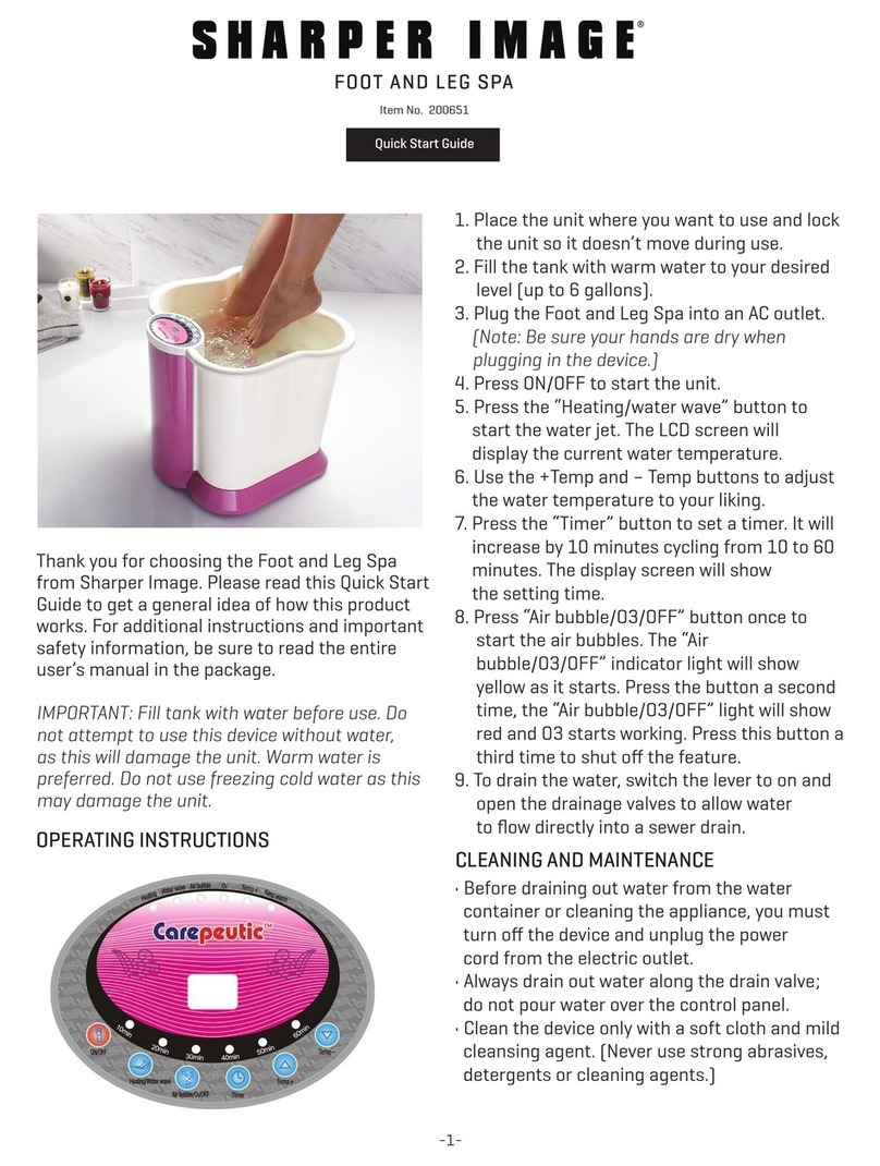 Sharper Image 200651 quick start guide