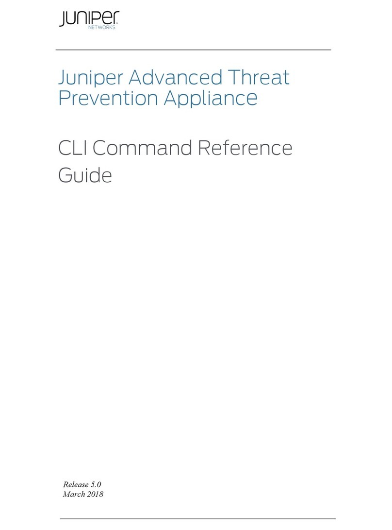 Juniper Advanced Threat Prevention Appliance Installation manual Juniper Advanced Threat Prevention Appliance Installation manual