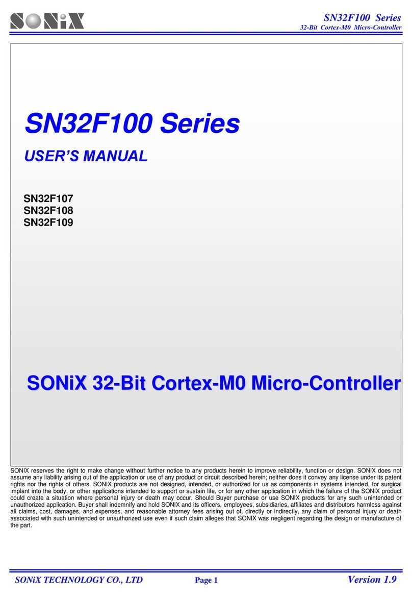 SONIX SN32F107 user manual