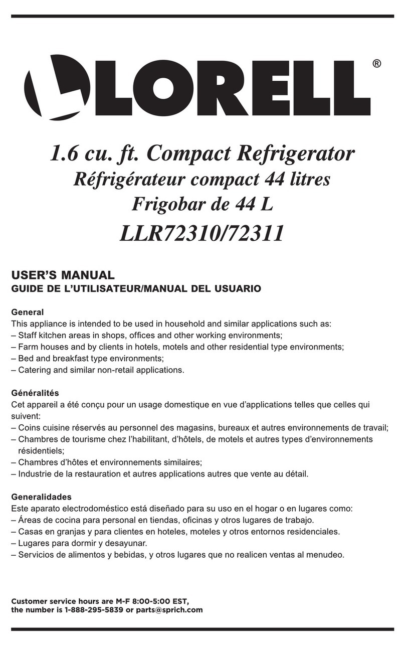 Lorell LLR72310 user manual