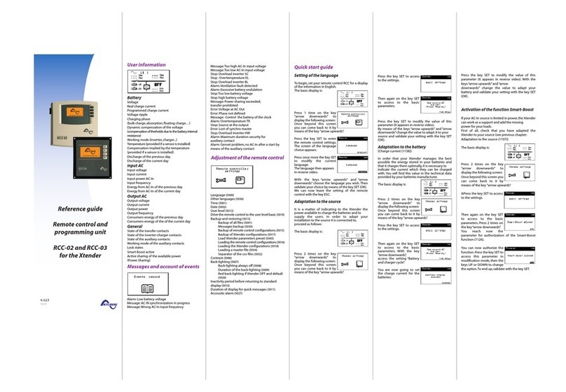 Studer RCC-02 reference guide