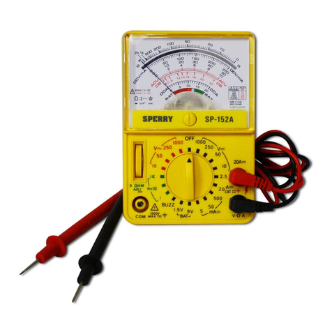 A.W. Sperry Instruments SP-152A User manual