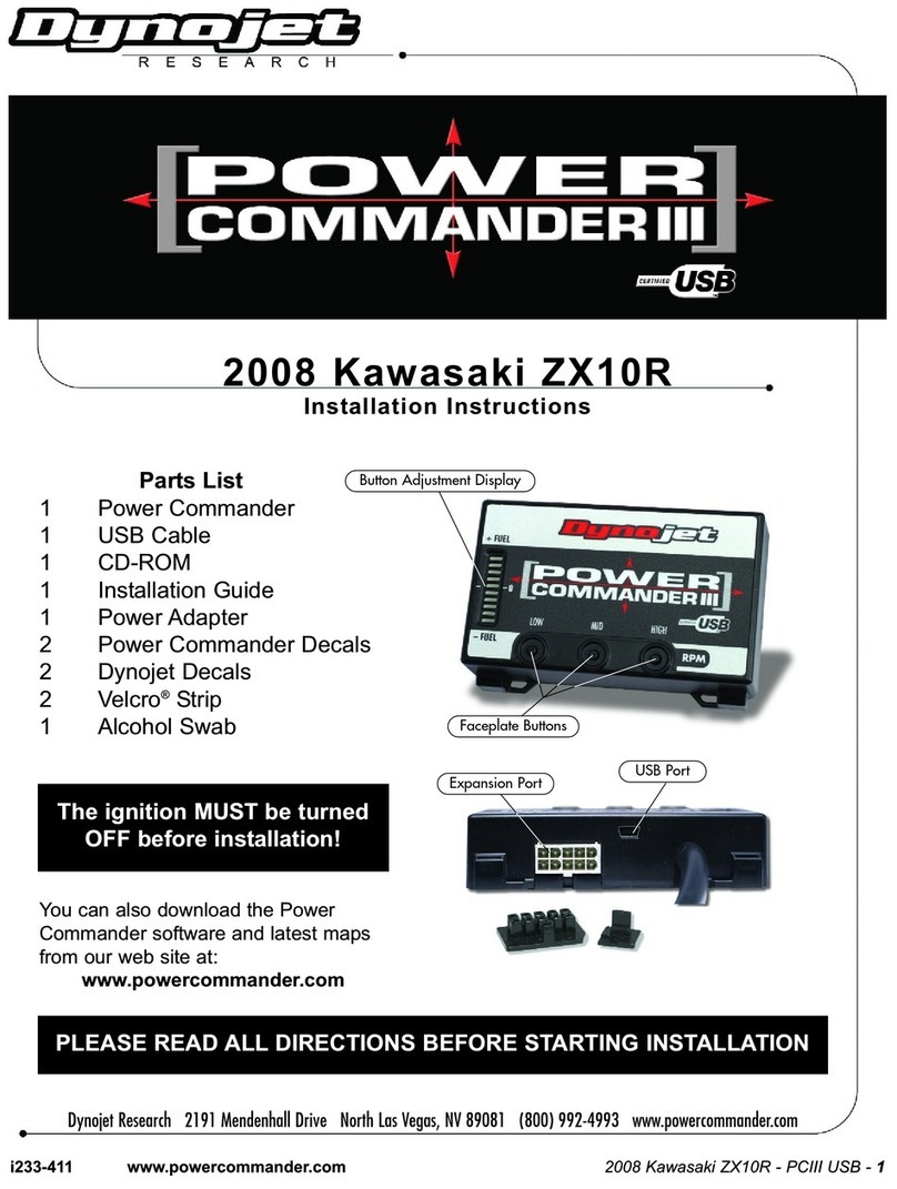 Dynojet Power Commander III USB installation instructions