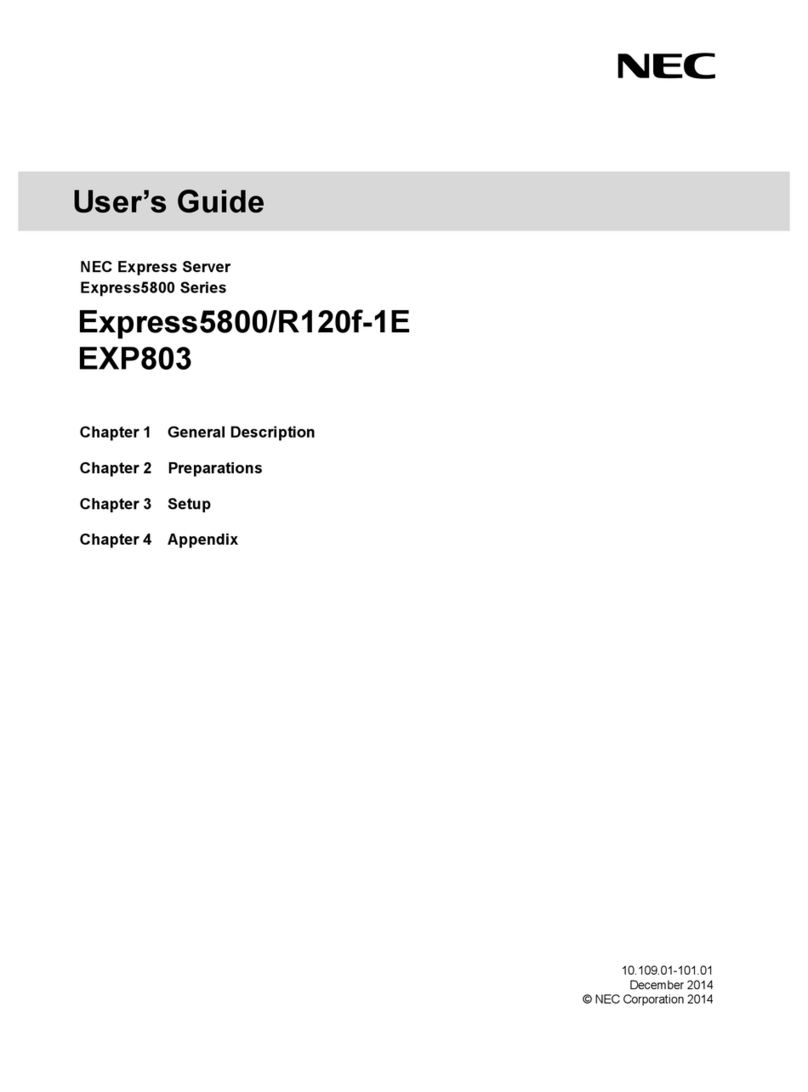 NEC NEC Express5800 Series user guide