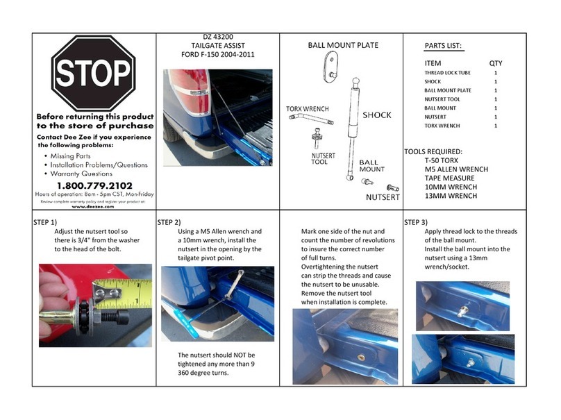 DeeZee DZ 43200 User manual