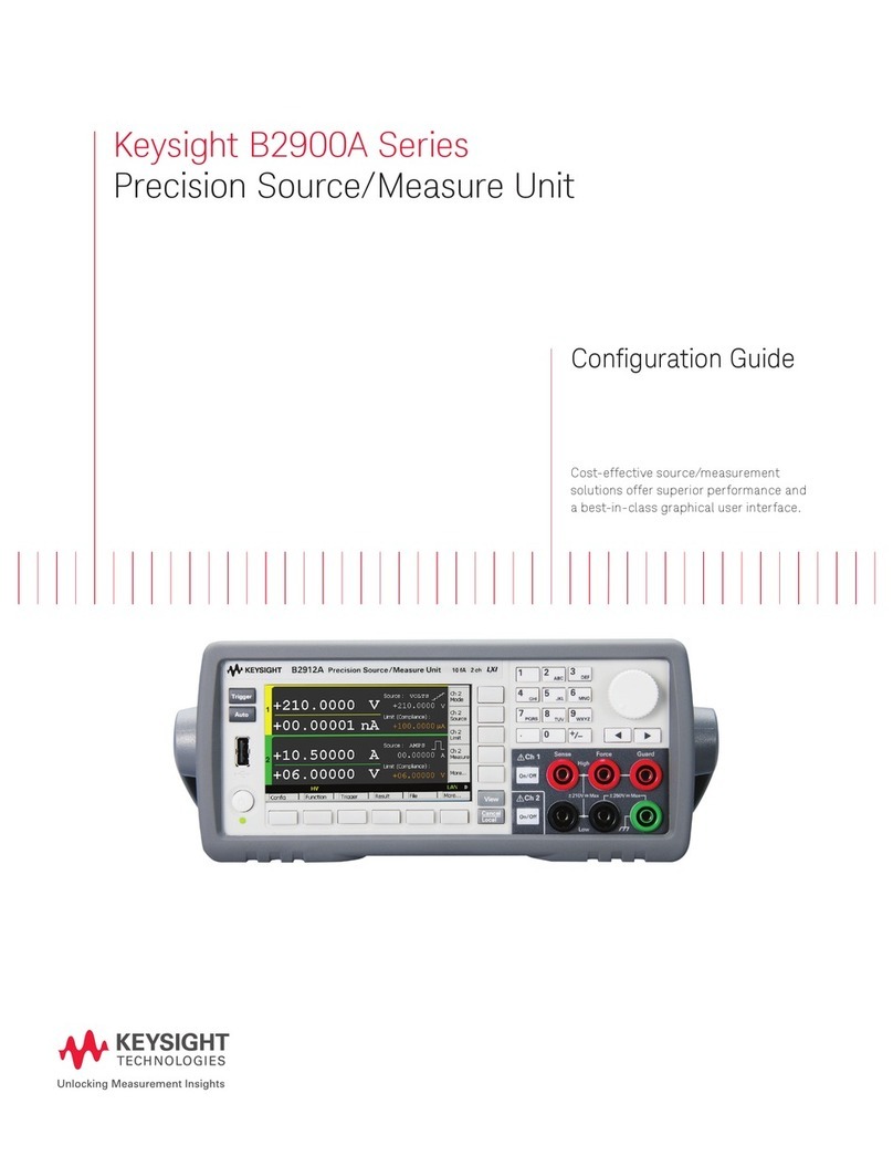 Keysight Technologies B2900A Series User manual
