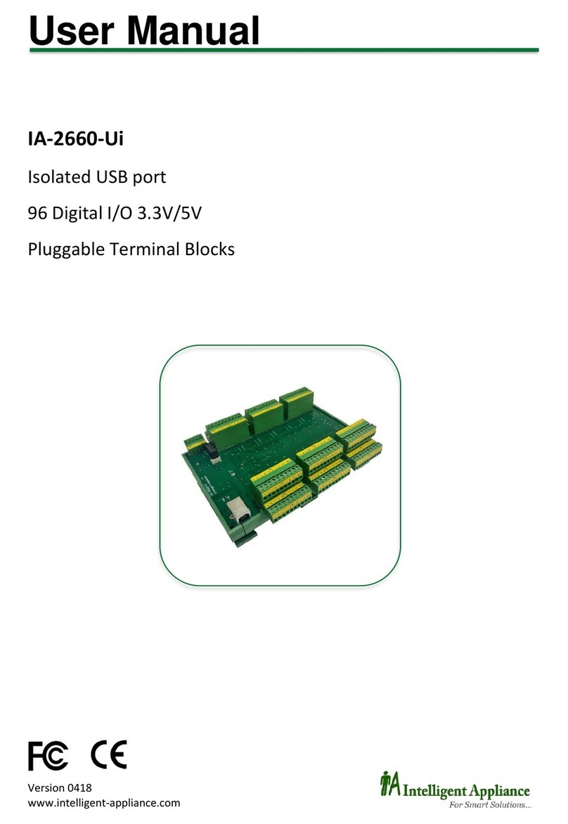 Intelligent Appliance IA-2660-Ui user manual