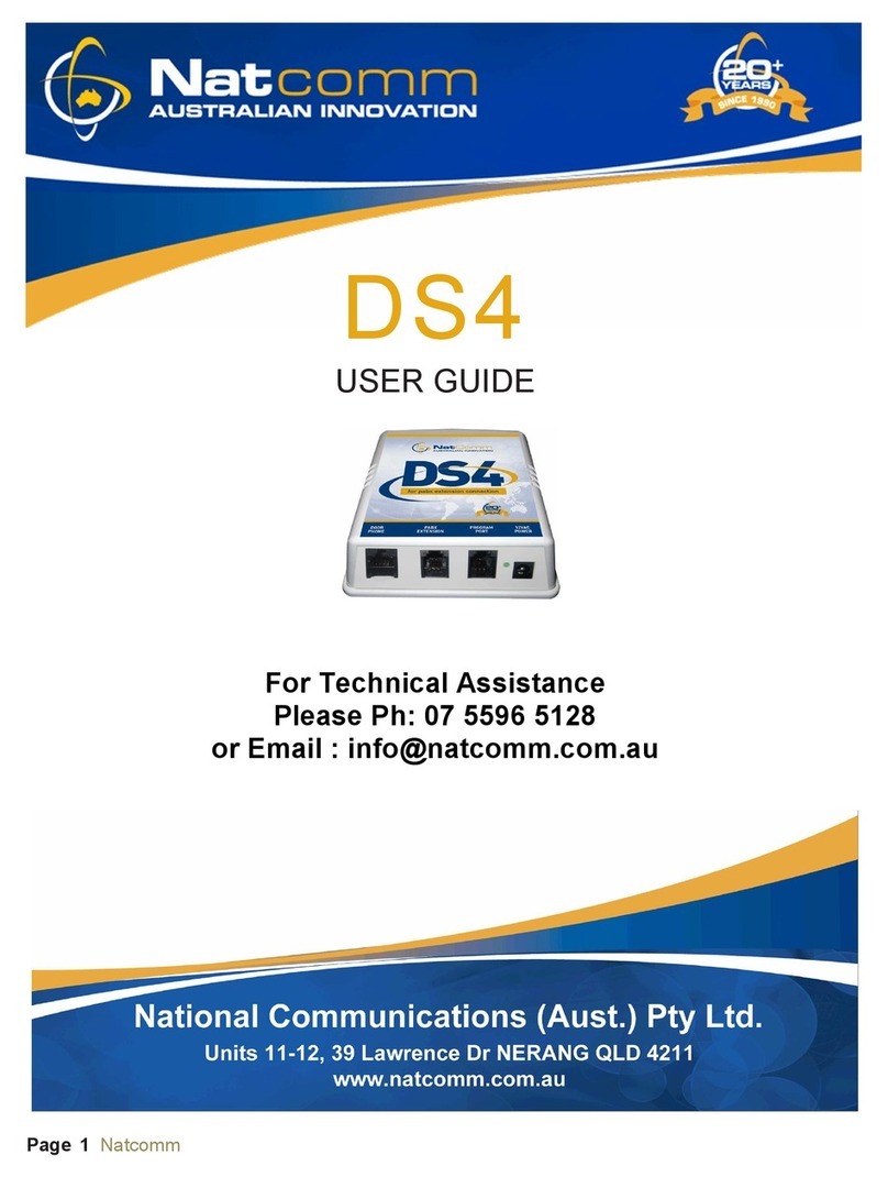 NatComm DS4 User manual