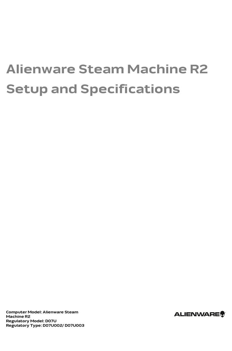 Dell Alienware Aurora - R2 Operation and maintenance manual