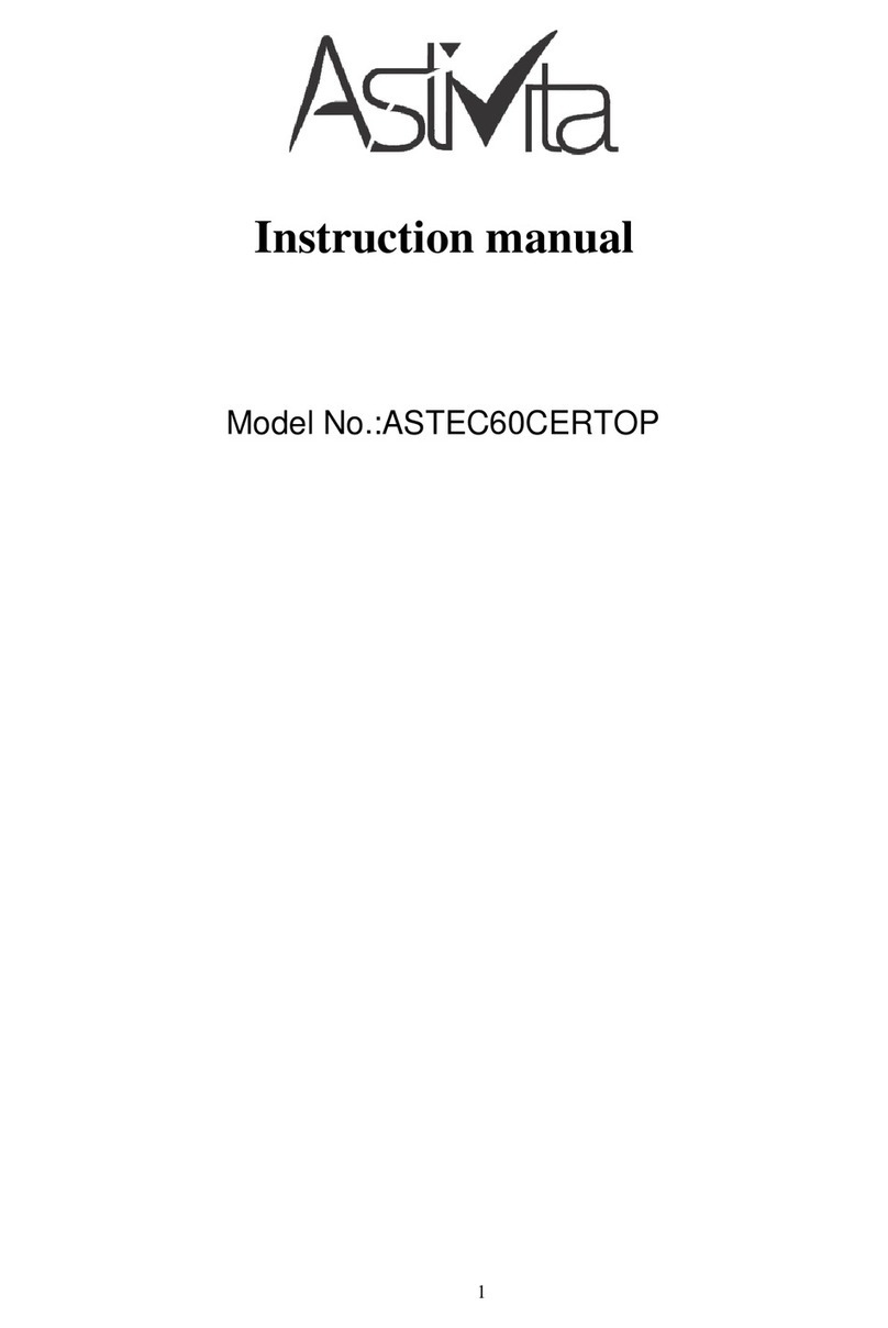 Astivita ASTEC60CERTOP instruction manual