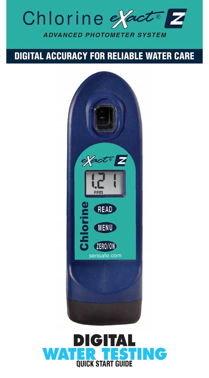 Sensafe Chlorine eXact EZ User manual