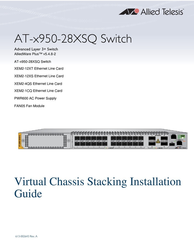 Allied Telesis AT-x950-28XSQ User manual