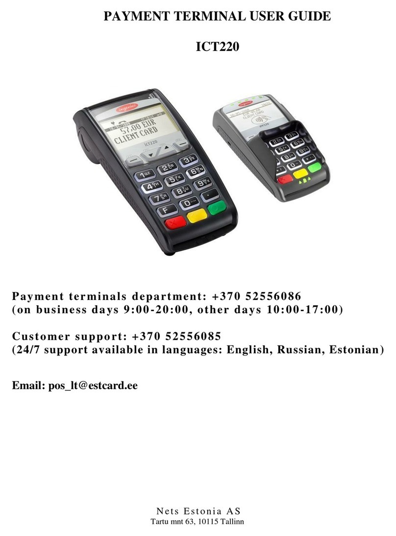 Ingenico iCT220, iCT250 user guide