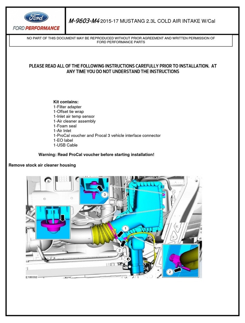 Ford Performance M-9603-M4 User manual