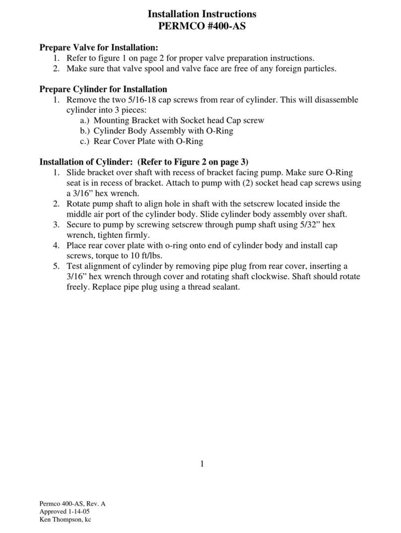 PERMCO 400-AS installation instructions PERMCO 400-AS installation instructions