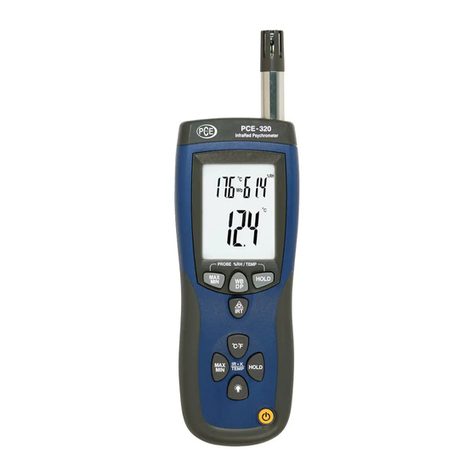 PCE Instruments PCE-320 User manual PCE Instruments PCE-320 User manual