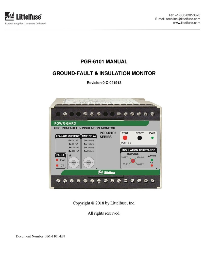 Littelfuse PGR-6101 manual