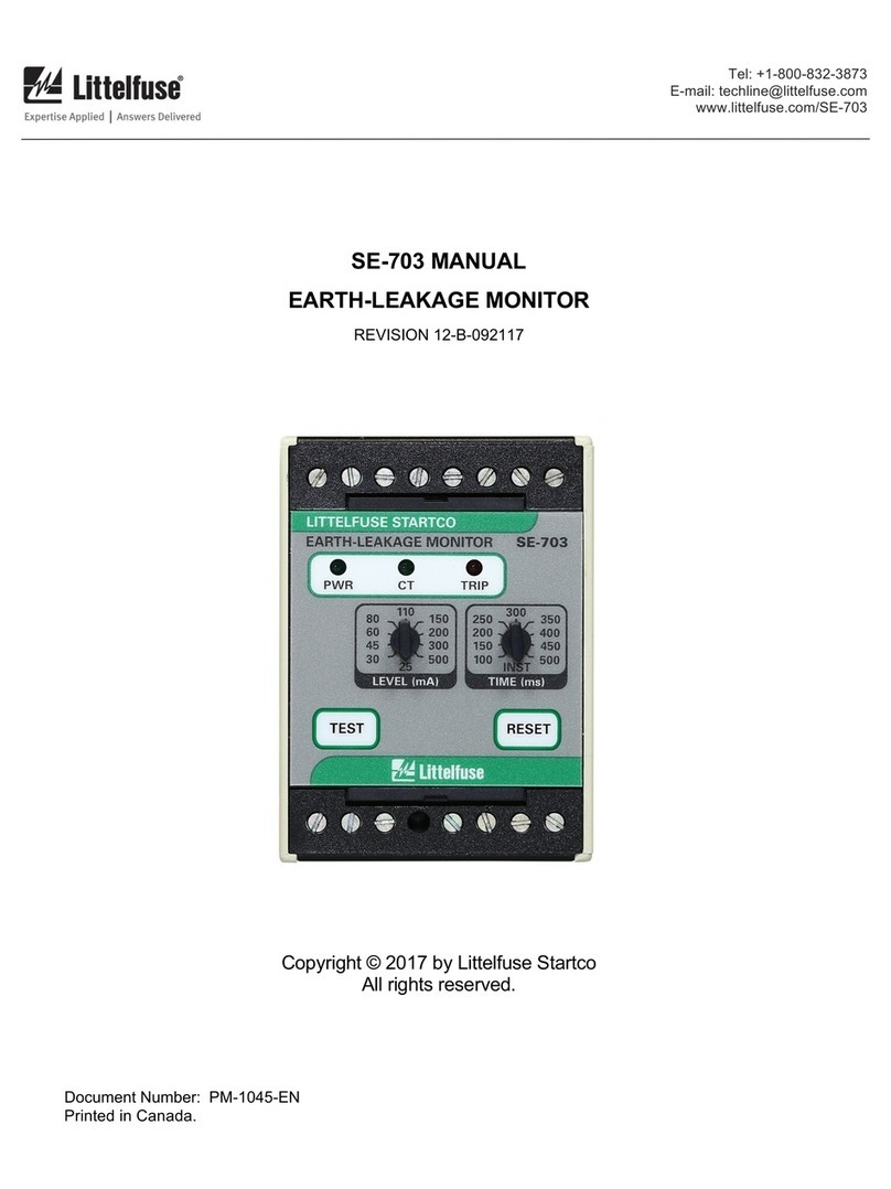 Littelfuse SE-703 manual
