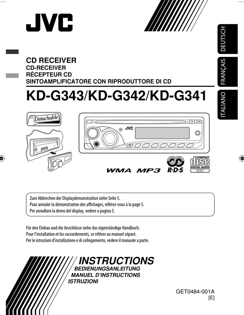 JVC KD-G343 User manual