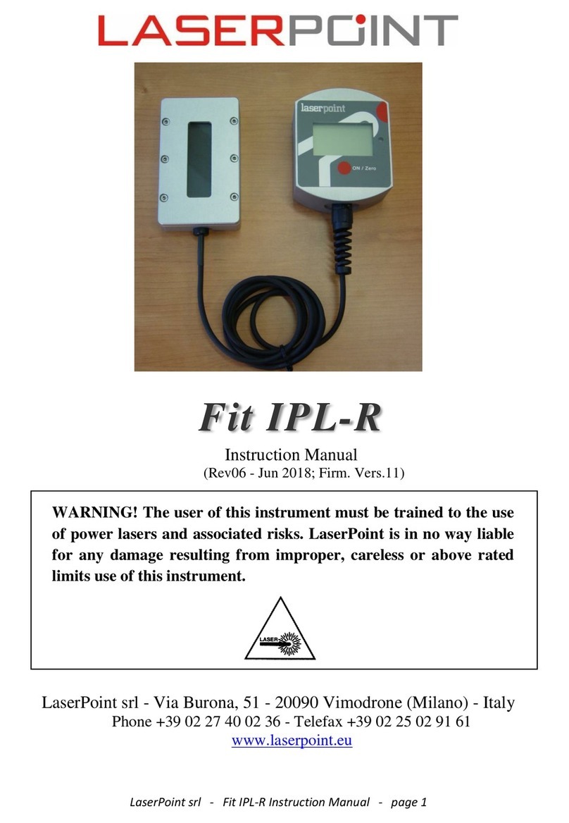 LaserPoint Fit IPL-R User manual