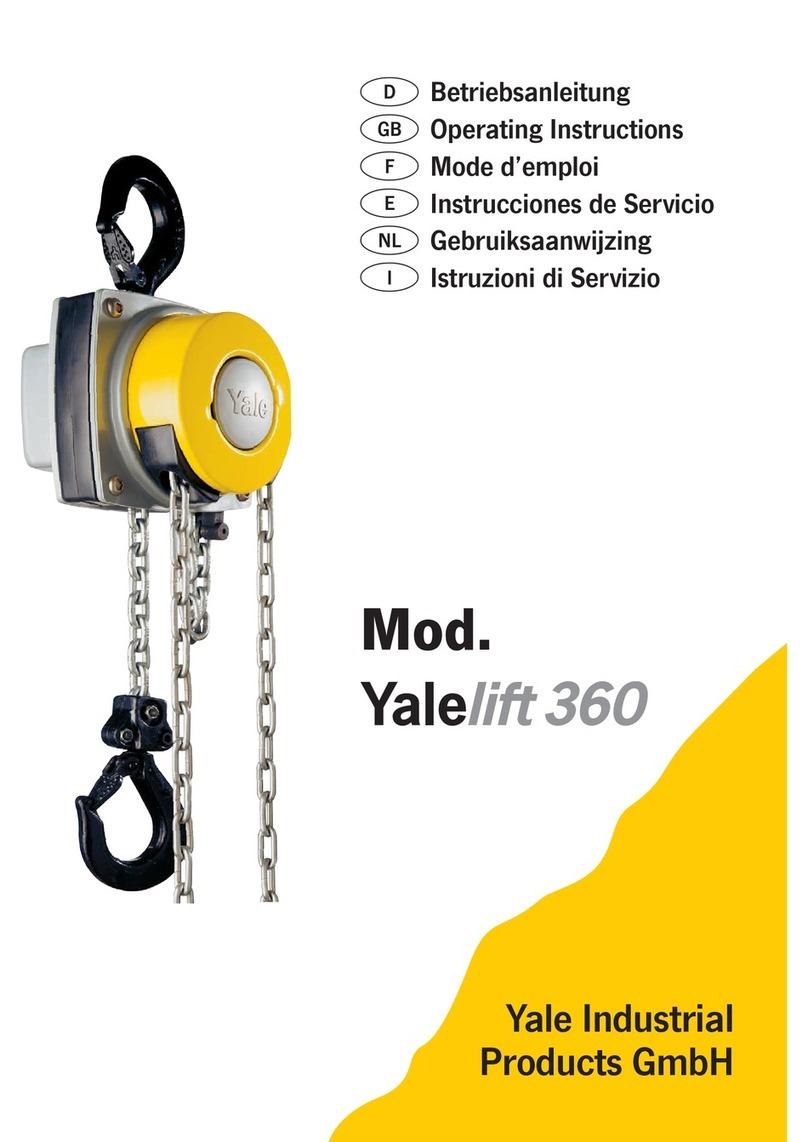 Yale yalelift 360 operating instructions