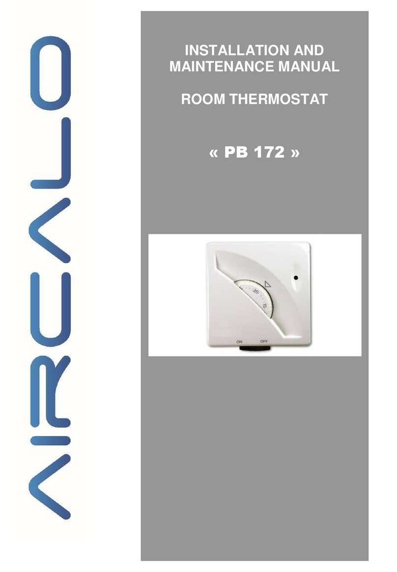 Aircalo PB 172 Installation and maintenance manual