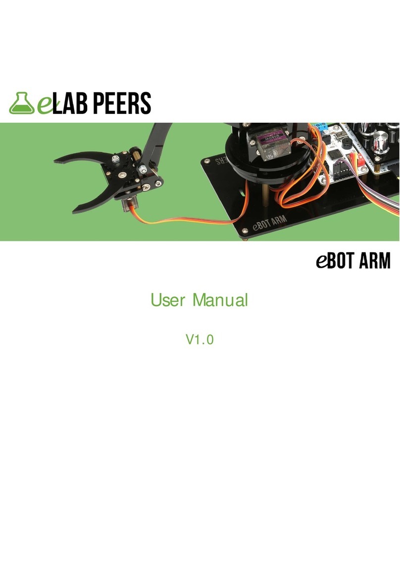 eLab Peers eBOT ARM user manual