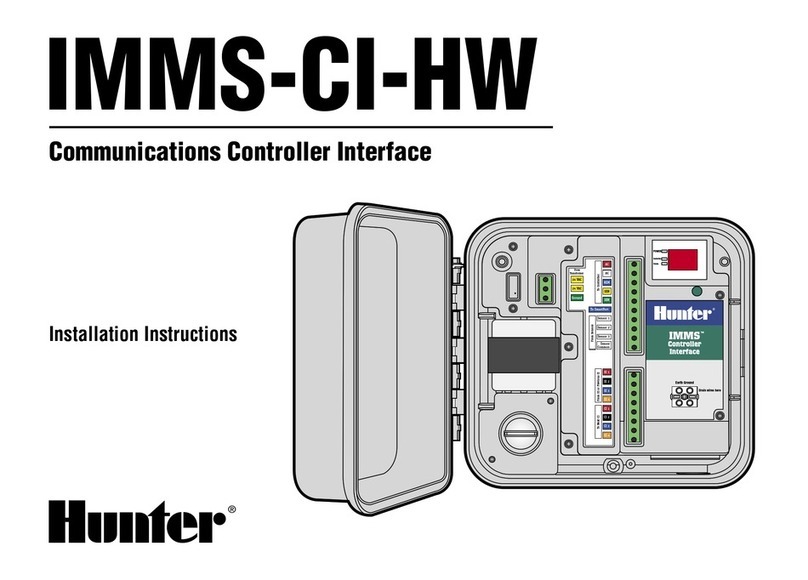 Hunter IMMS-CI-HW installation instructions