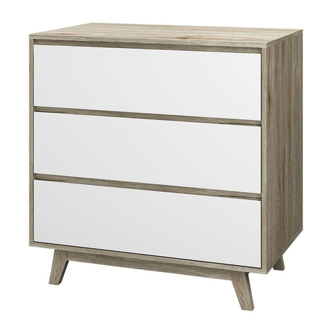 Mocka Jesse Three Drawer User manual Mocka Jesse Three Drawer User manual