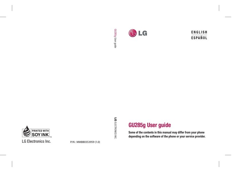 LG GU285g User manual