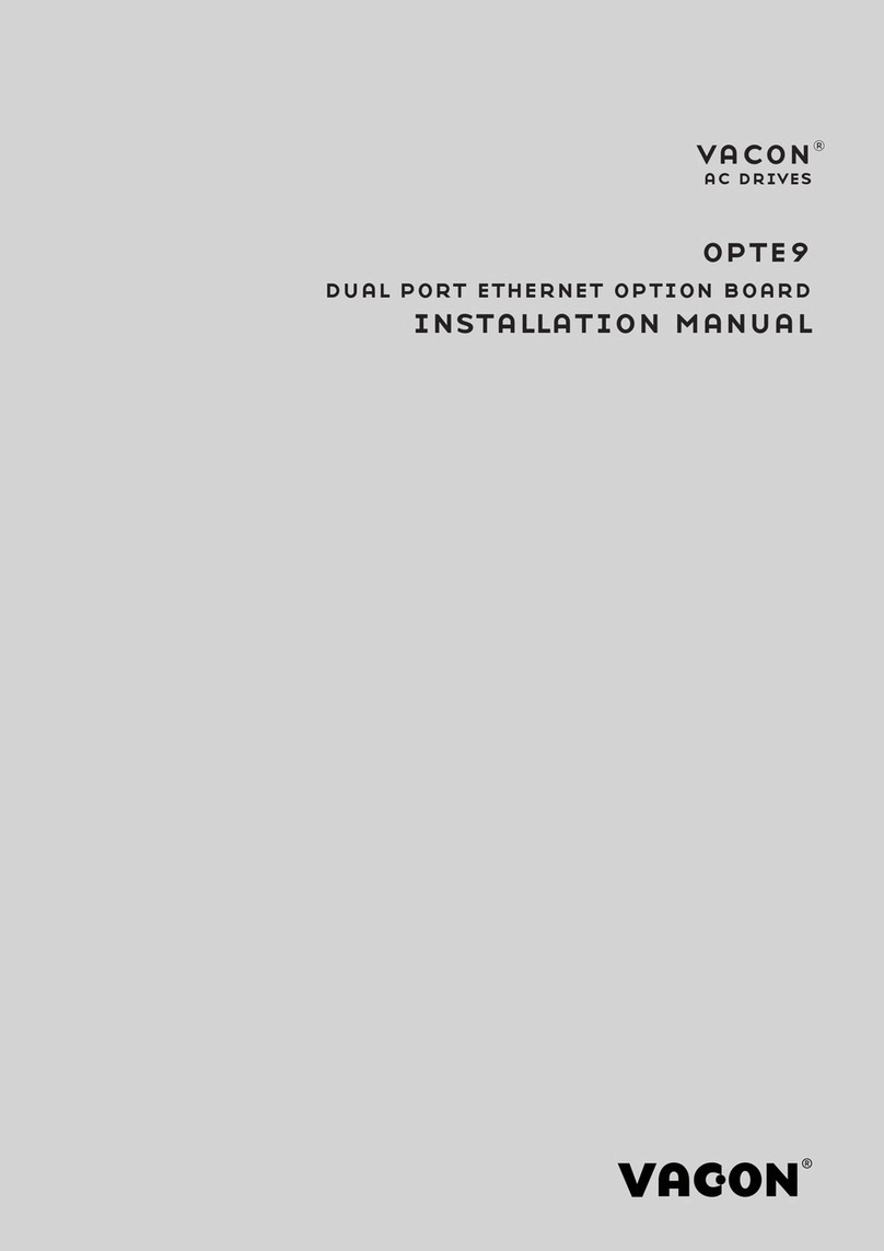 Vacon OPTE9 installation manual
