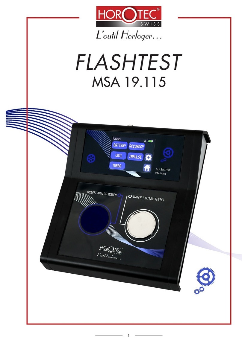 Horotec FLASHTEST manual