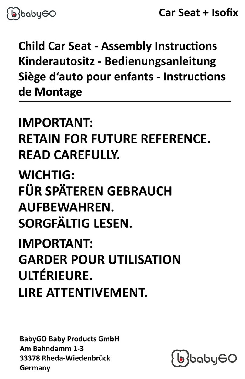 BabyGo ISO 360 User manual BabyGo ISO 360 User manual