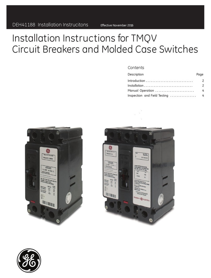 GE TMQV User manual
