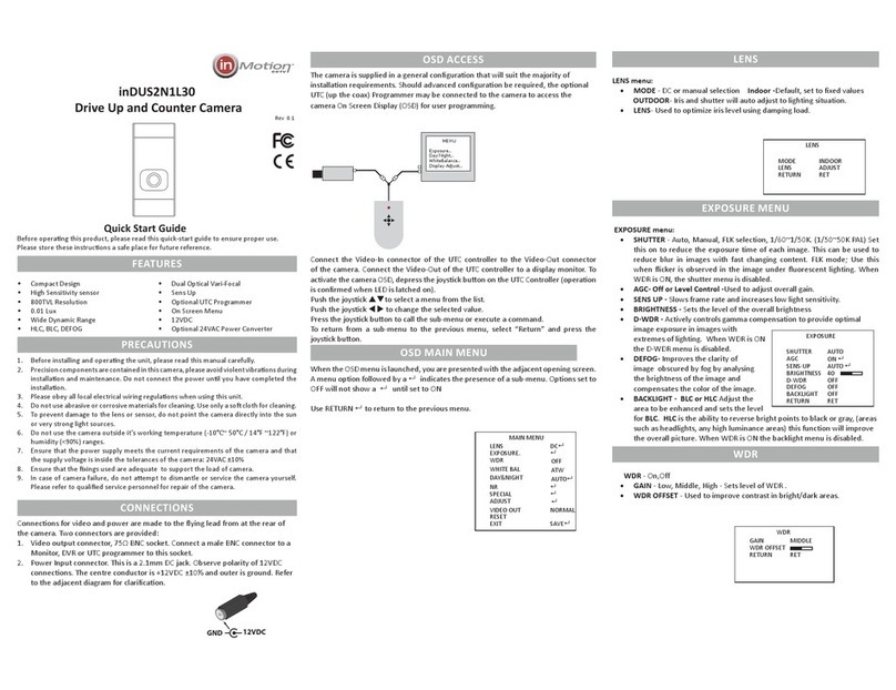 InMotion inDUS2N1L30 quick start guide