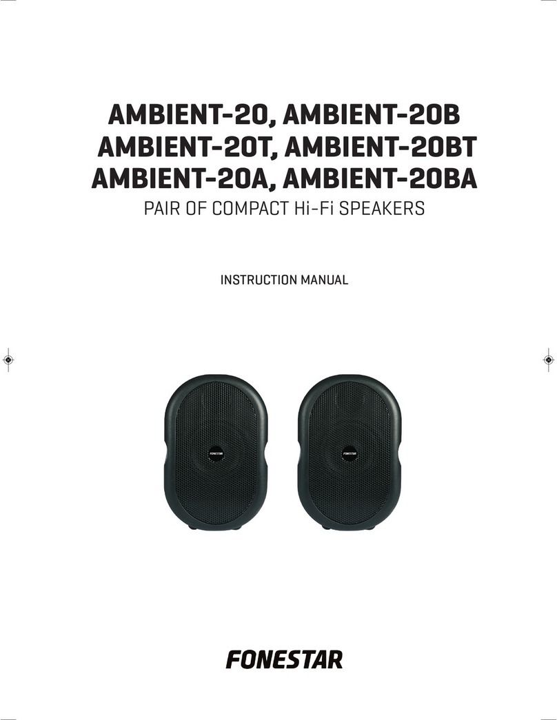 FONESTAR AMBIENT-20 instruction manual