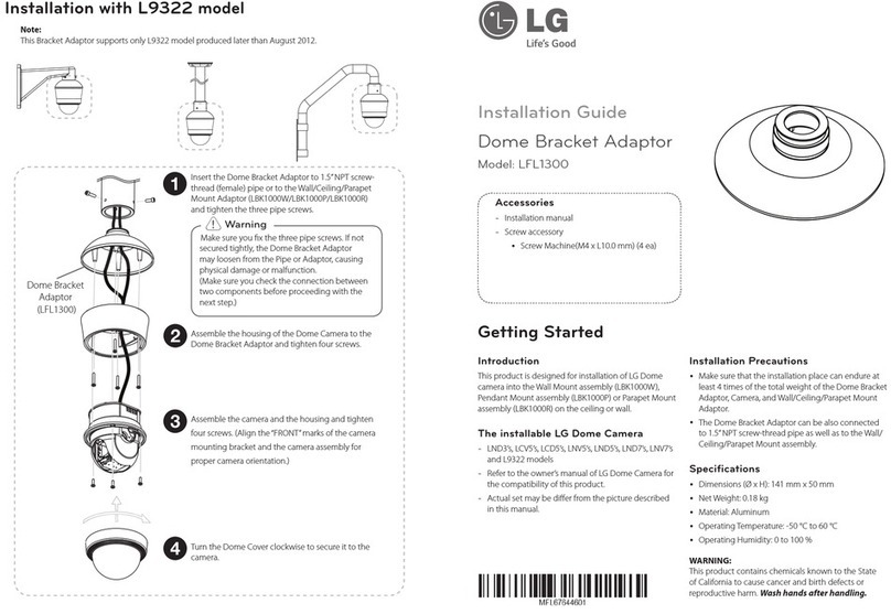 LG LFL1300 User manual