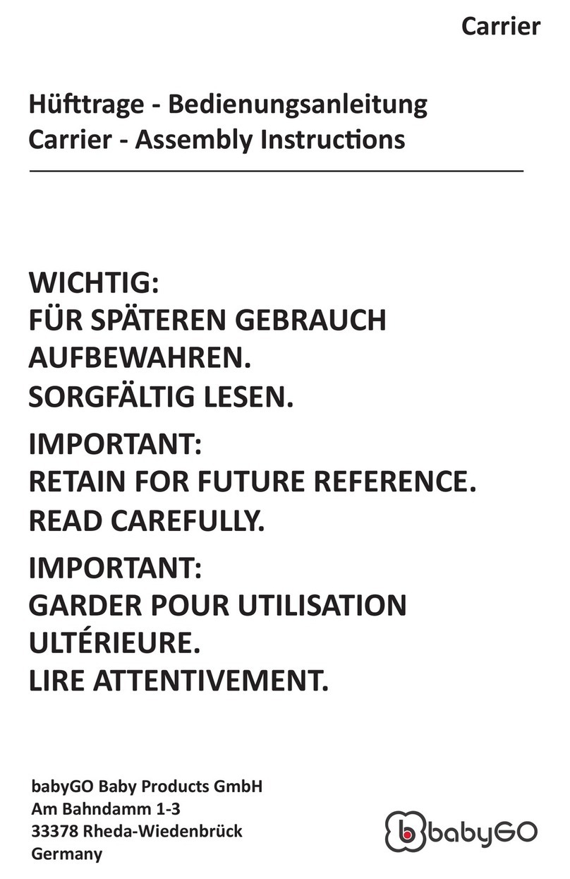 BabyGo Hipseat User manual