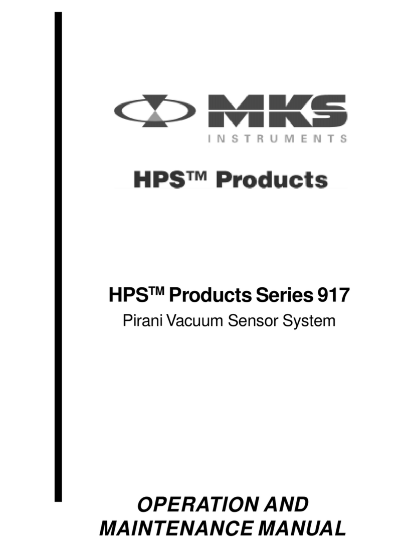 MKS HPS 917 User manual