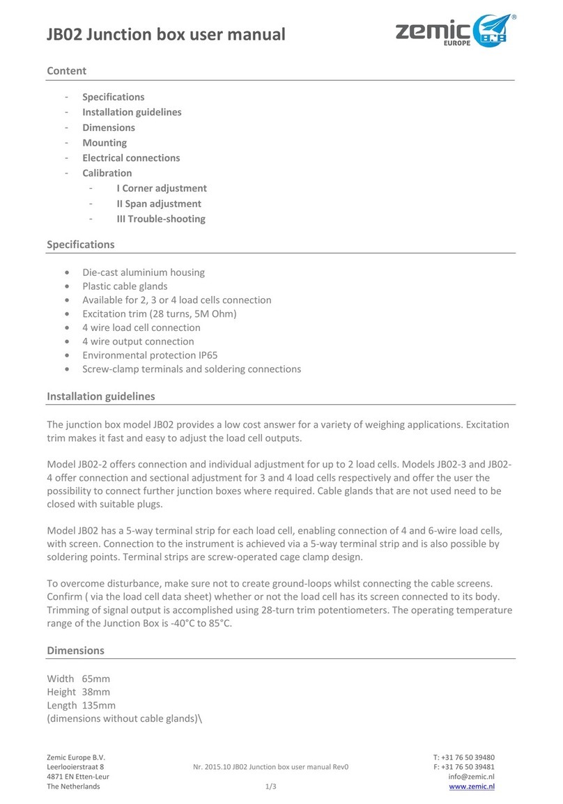 Zemic JB02 user manual