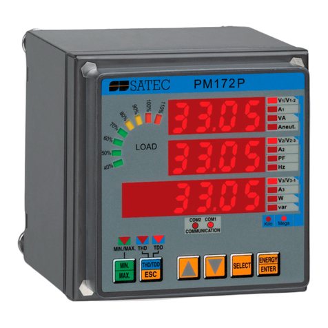 Satec PM172 Series Owner reference guide