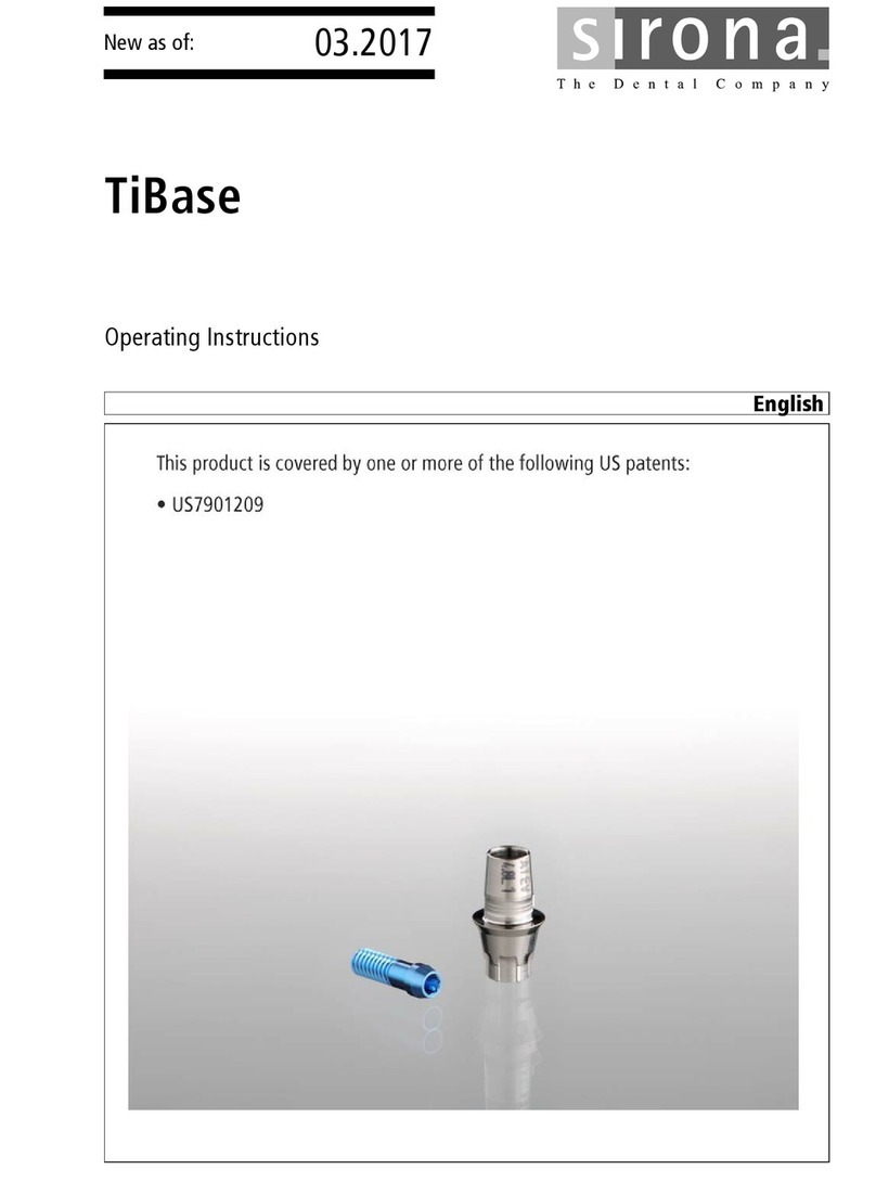 Sirona TiBase User manual