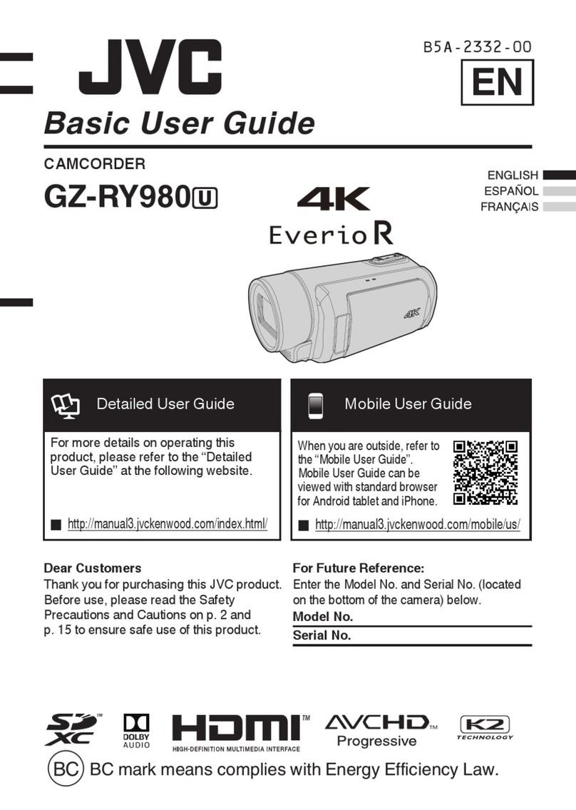 JVC GZ-RY980U Operating and maintenance manual
