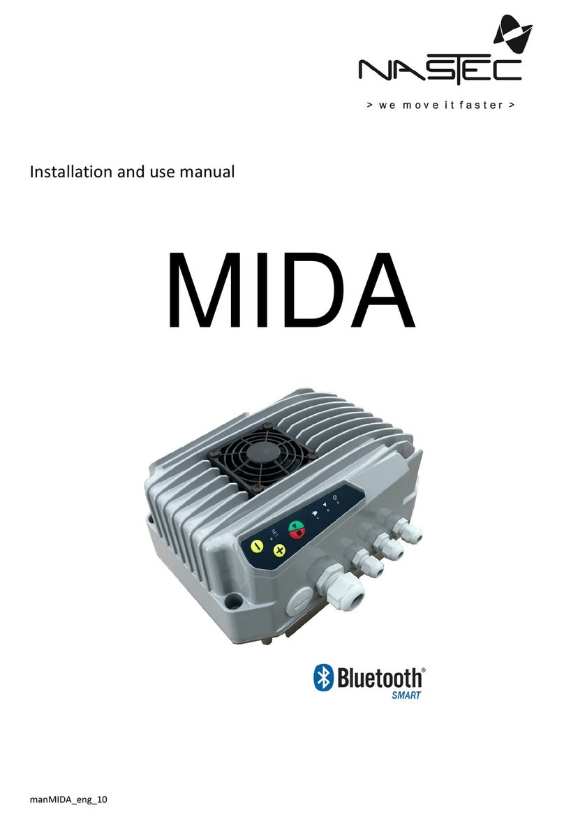 Nastec MIDA 203 Installation and use manual