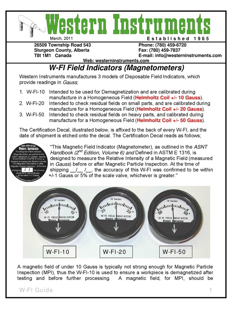 Western Instruments W-FI-10 Guide