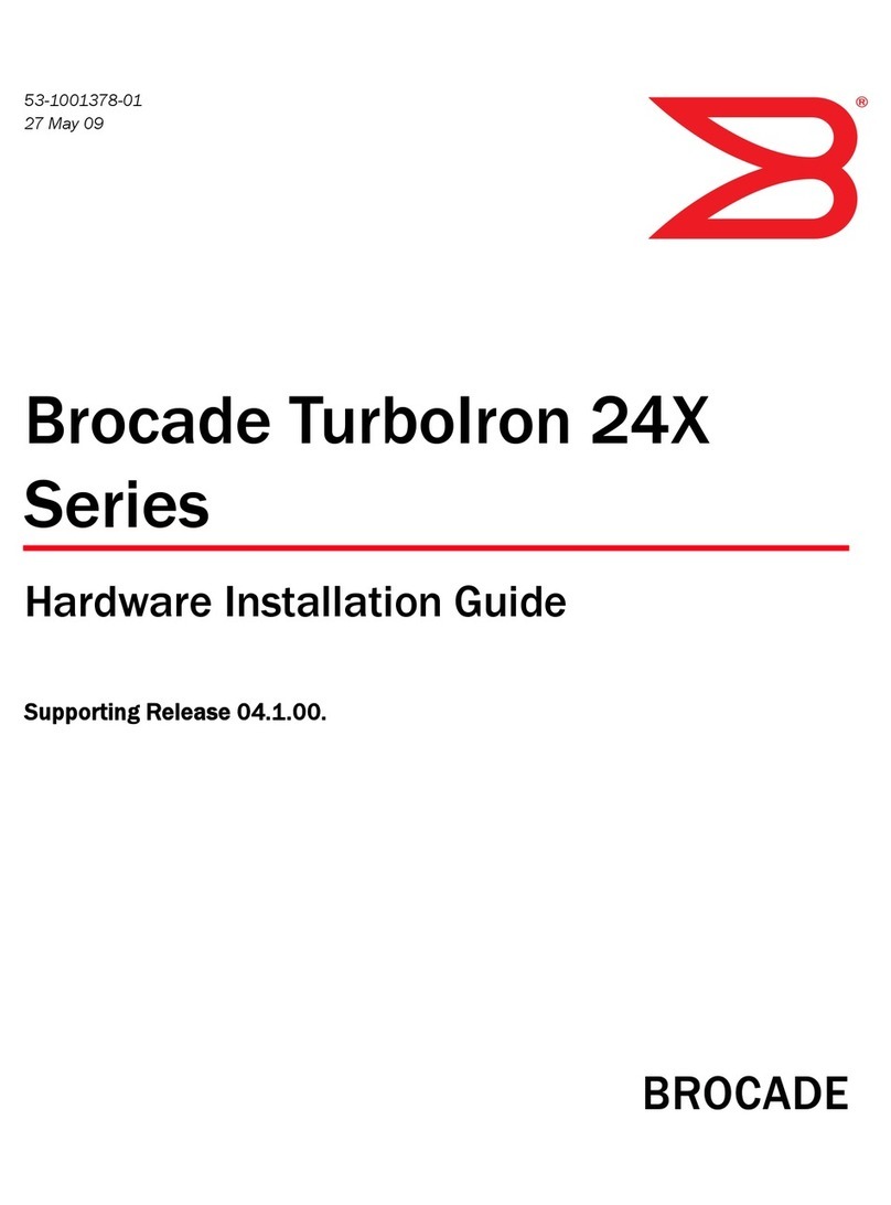 Brocade Communications Systems TurboIron 24X series Hardware installation guide Brocade Communications Systems TurboIron 24X series Hardware installation guide