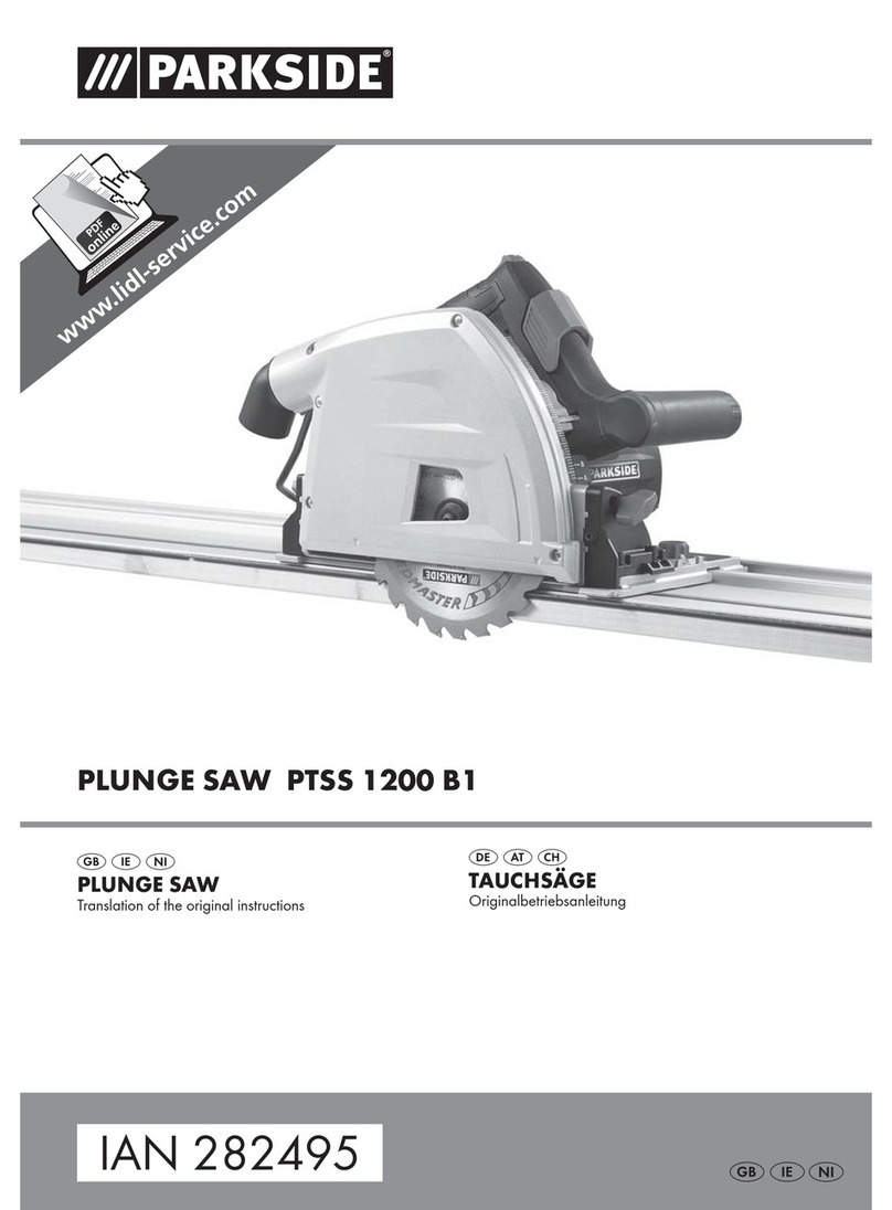 Parkside PTSS 1200 B1 User manual